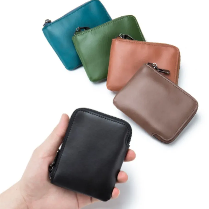 Leather Wallet Coin Purse Women\'s Leather Purse Coin Bag Multifunctional Change Storage Wallets Wallets For Men Handbag