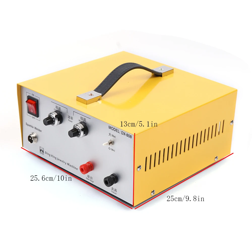 80A Pulse Spot Welder voor goud zilveren sieraden Draagbare handheld met voetschakelaar Hoge precisie lasmachine voor ringenreparatie