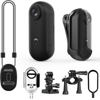 1080P Thumb Action Camera, Mini Body Cameras, Wearable Pocket Vlogging Camera Small Portable Camcorder Helmet Cam, Pet Walking
