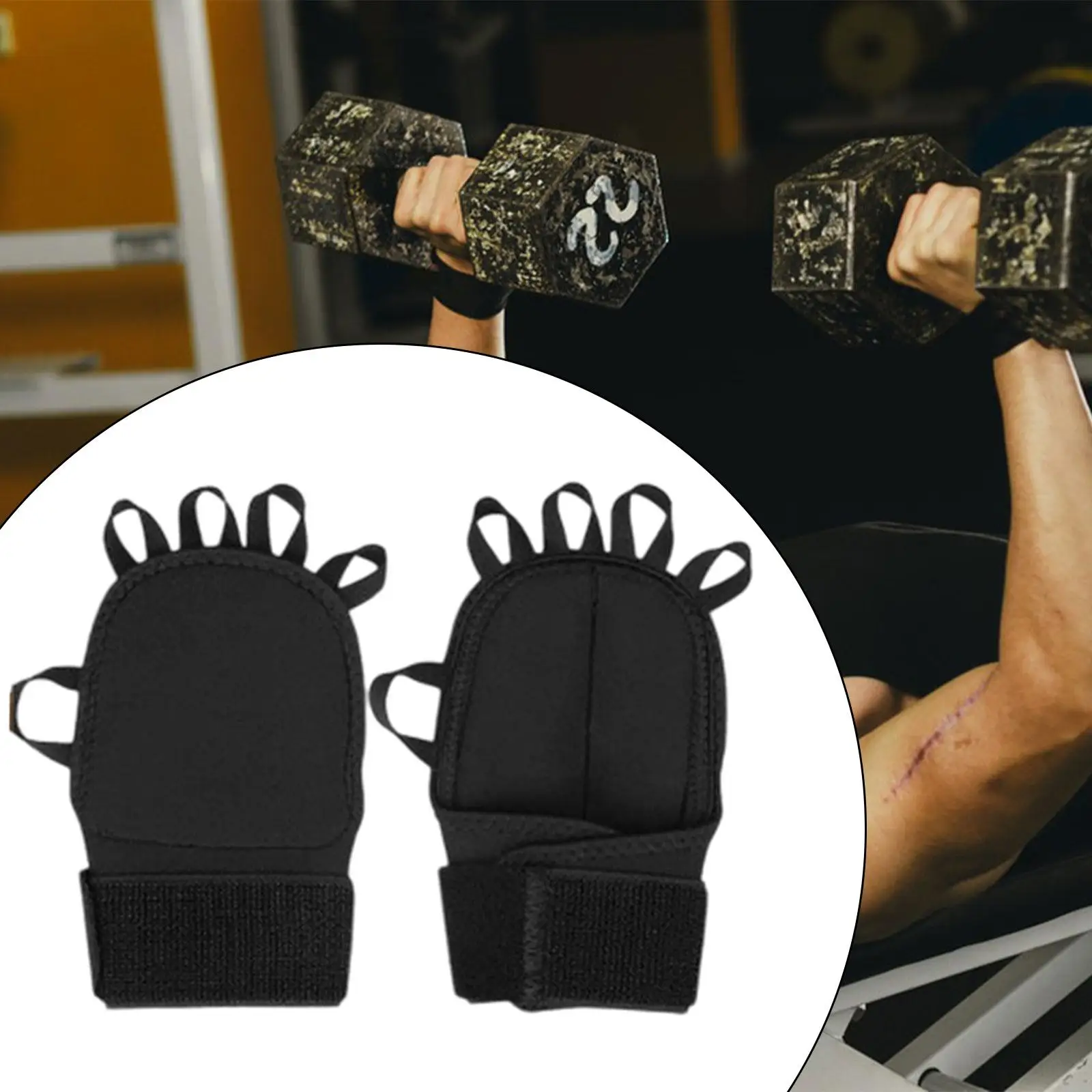 أوزان المعصم، مقابض معززة للتمرين في صالة الألعاب الرياضية لكبار السن، قفازات مرجحة للكتف