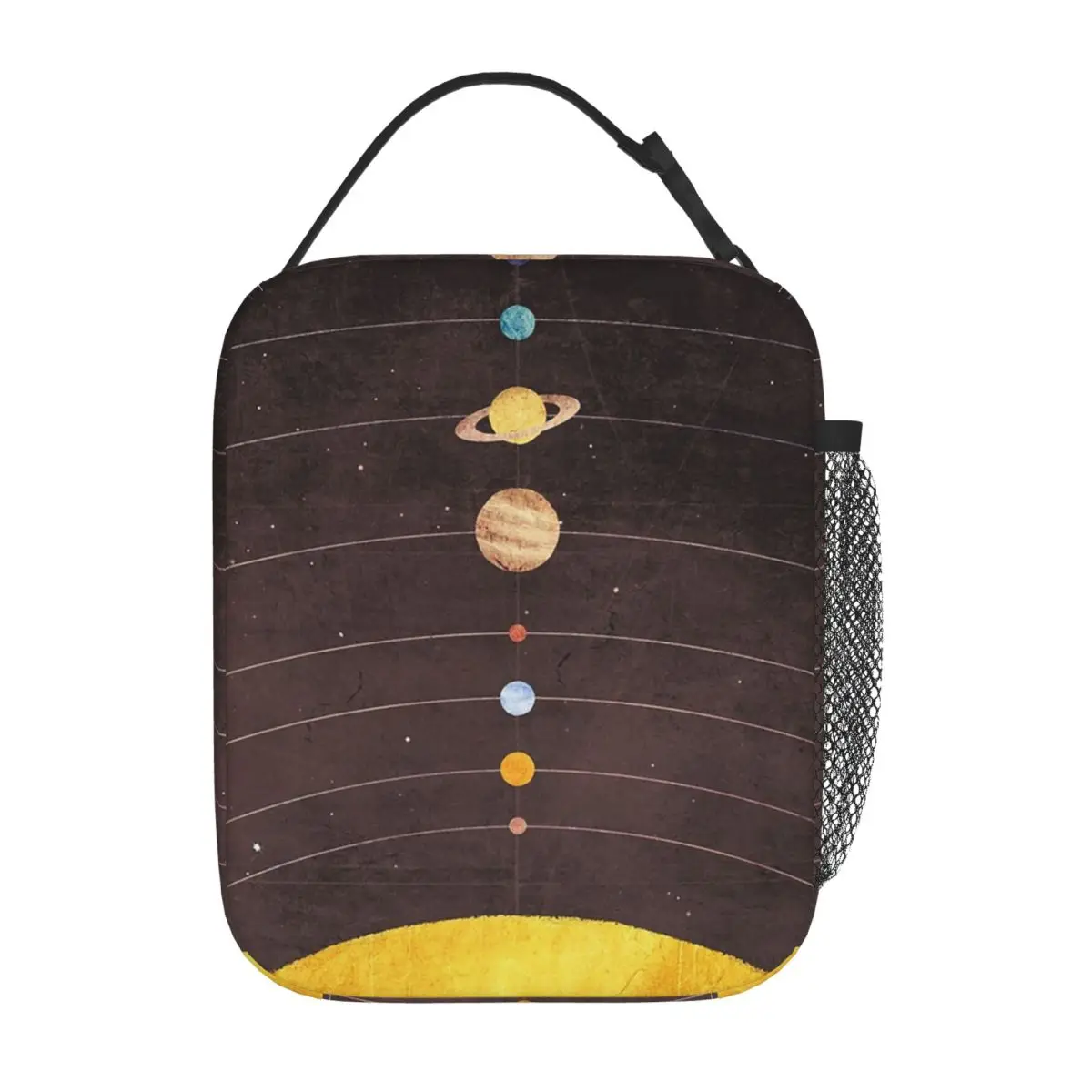 Solar System Insulated Lunch Bag for Women Children Leakproof Food Boxes Thermal Lunch Box Tote