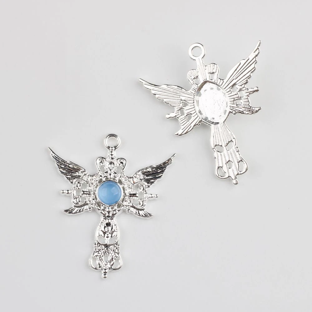 10pcs Fashion Cute Owl Wings Shape Pendant Jewelry Making Accessories Handmade DIY Bracelet Earrings Necklace Ornament Craft