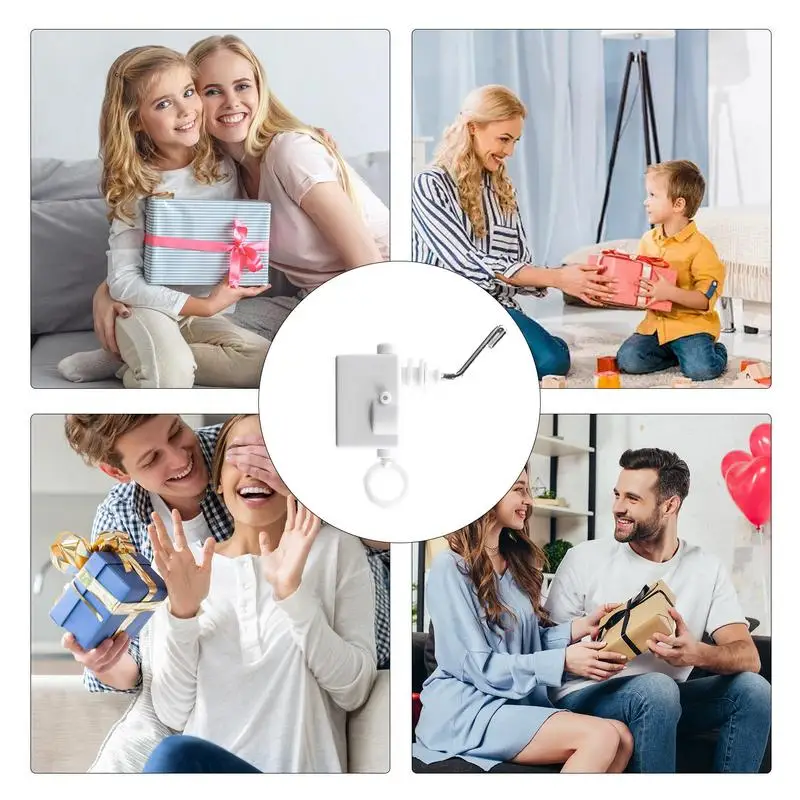 Pull String Tail Wagging Movement Pull String Tail Wagging Vibrator Chain Vivid Tail-Wagging Effect Toy Accessory For Small Dogs