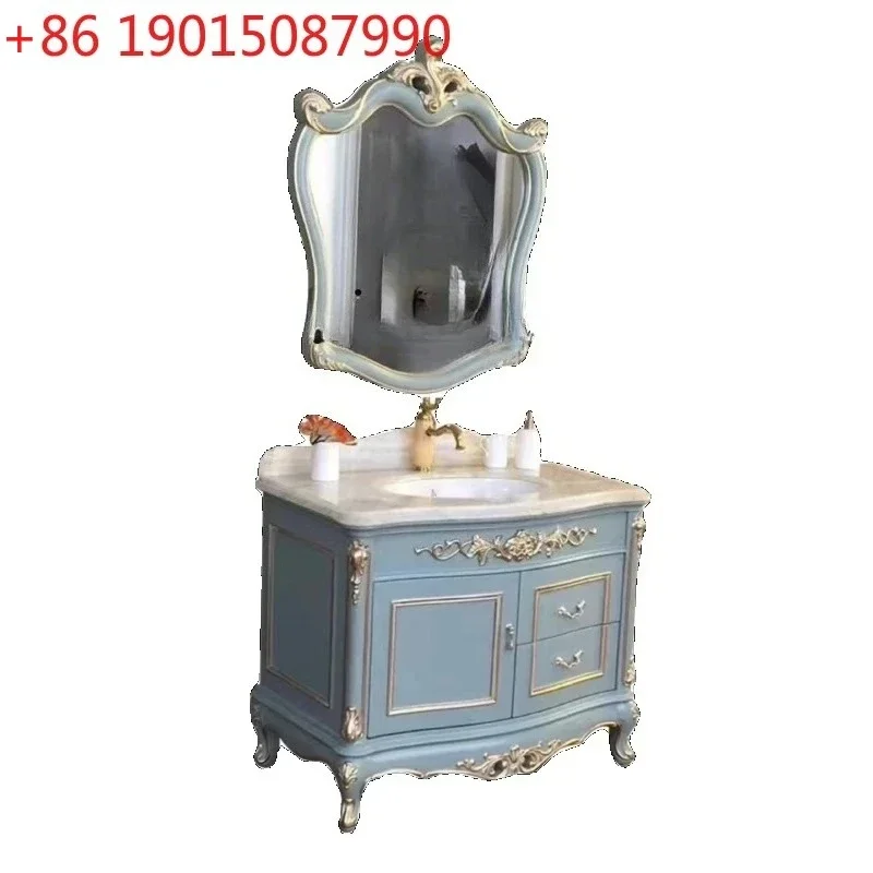 Light Luxury Smart Mirror Bathroom Cabinet Oak Combination Bathroom Bathroom Cabinet Hand Washing Washbasin Washstand