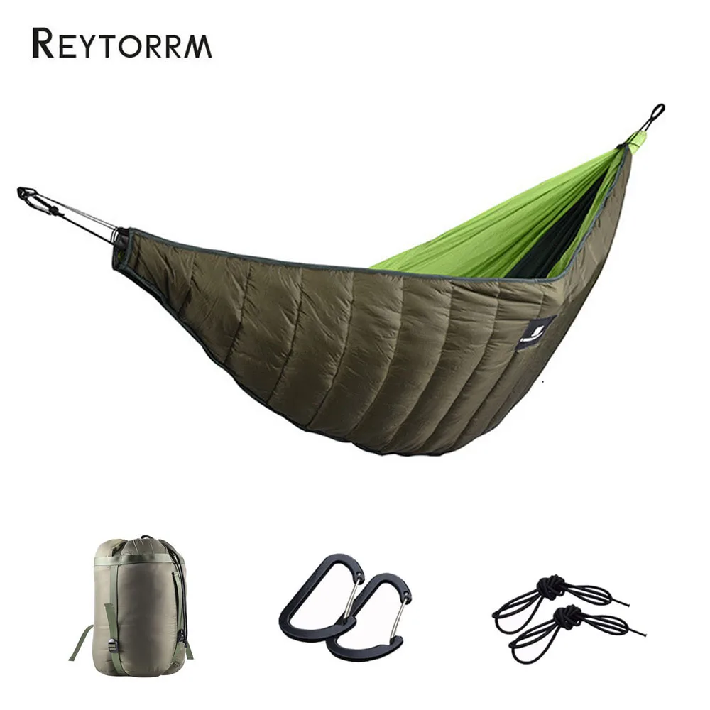 Ultralight Outdoor Camping Hammock Underquilt Full Length Winter Warm Under Quilt Blanket Cotton Hammock 0 Degree (32)F Camping