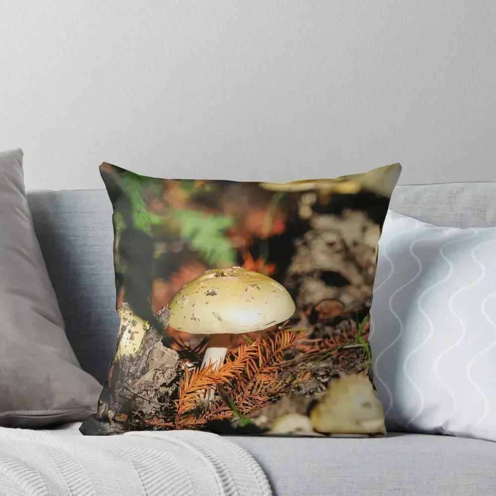 

Mushroom in the Woods Throw Pillow Pillow Decor ornamental pillows Cushion Cover Luxury sleeping pillows pillow