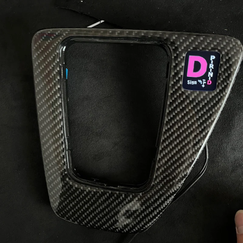 RHD For BMW E90 E91 E92 E93 High Quality LED LCD Shift Display Suitable Rudder Driving Upgrade Car Shift Knob Car Accessories