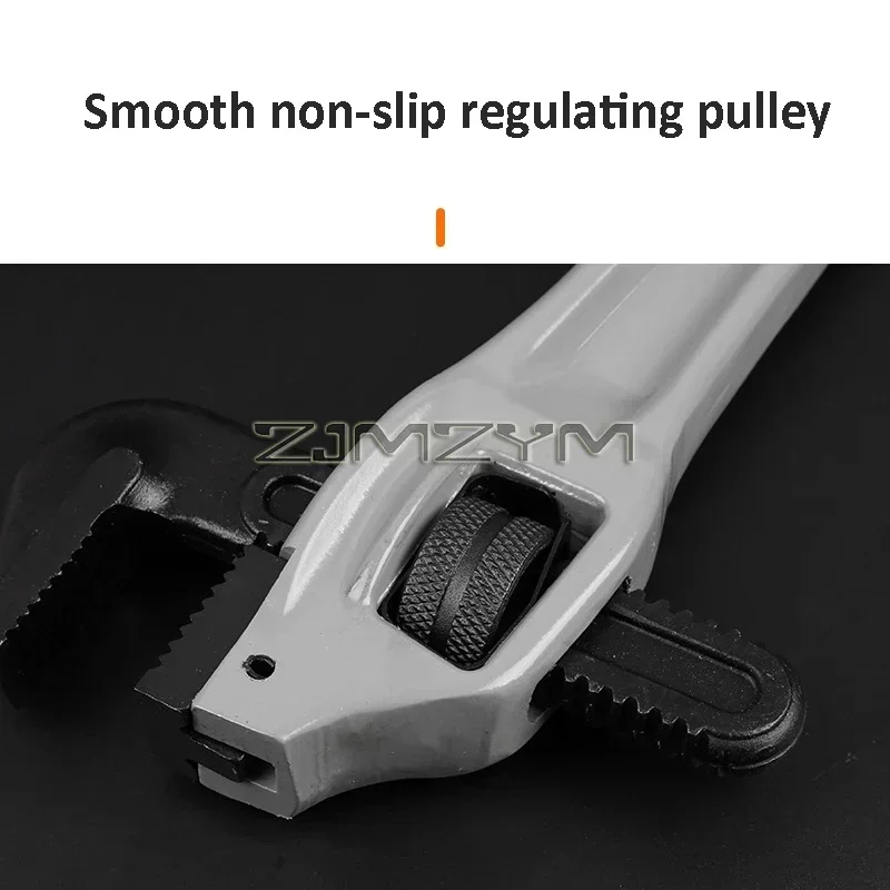 1PC 14" 18" 24" Pipe Wrench,Aluminum Alloy Handle, Chrome-molybdenum Steel 90° Pliers Head Safety Hand Tools 공구