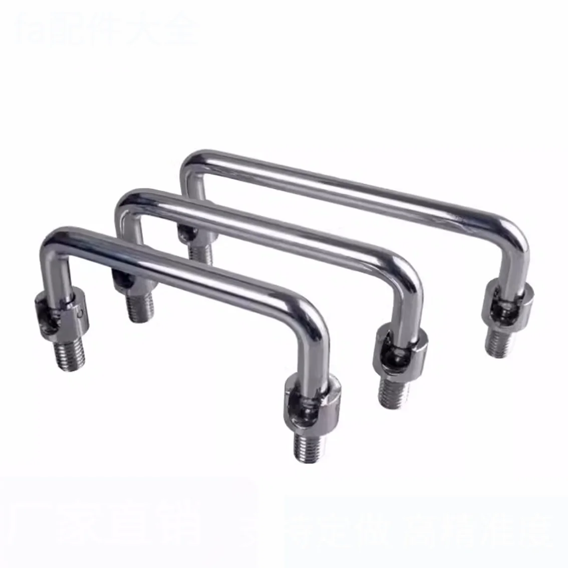 LS506 Carbon Steel Chrome Plated Industrial Foldable Handle Stainless 90/100/120/130/135/150/180mm Hole Pitch Rotatable Handle