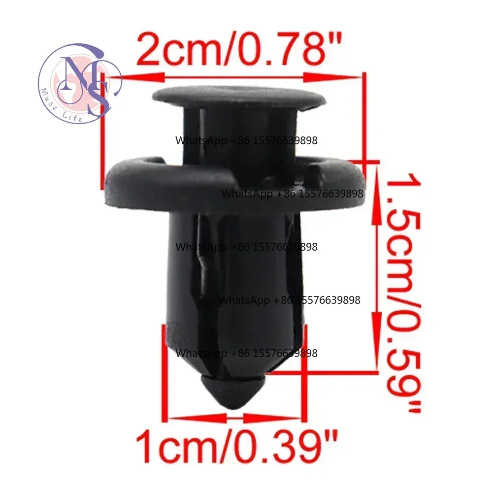 ZOCI-FOR-Car Panel Trim Clips 91503SZ3003 40Pcs/set Bumper Hood Skirt Fastener Auto Replacement Parts