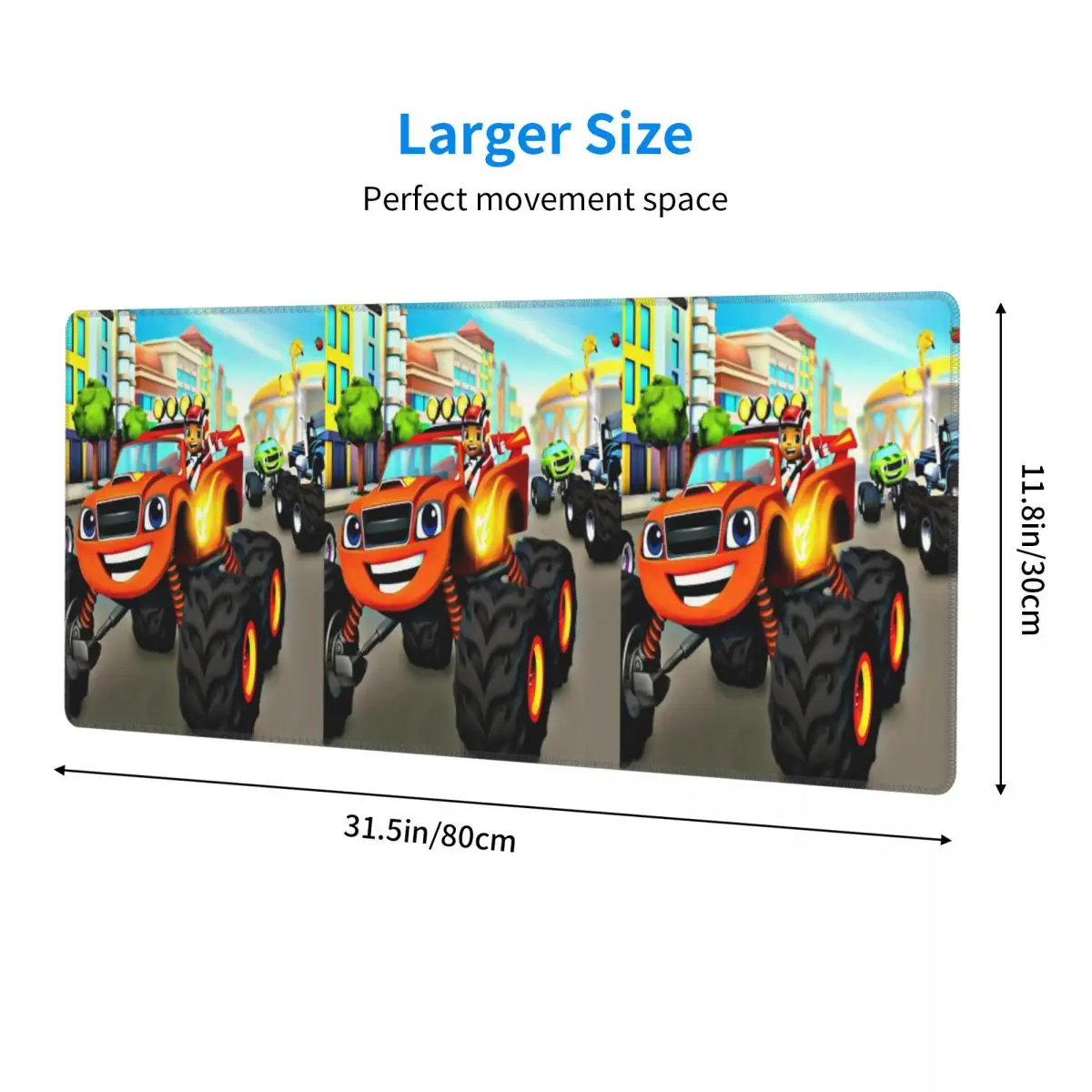 Large Mouse Pad Blaze And The Monster Machines Gamer PC Laptop Mats Keyboard Carpet Computer Gaming Office Accessories Desk Mat