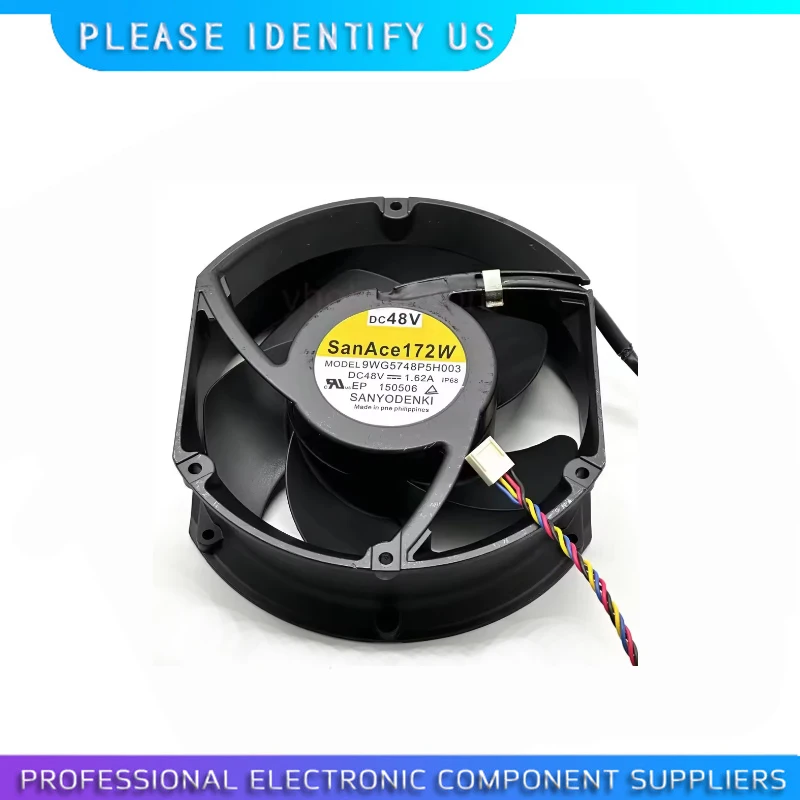 9WG5748P5H003 48V 1.62A 9WG5748P5G003 48V 2.91A Server Round Fan 4-Wire