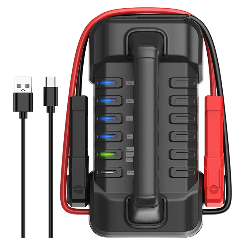 Newest Car Jump Starter Build-in Li-polymer Battery Jump Starter 12V/24V Super Capacitor Jump Starter