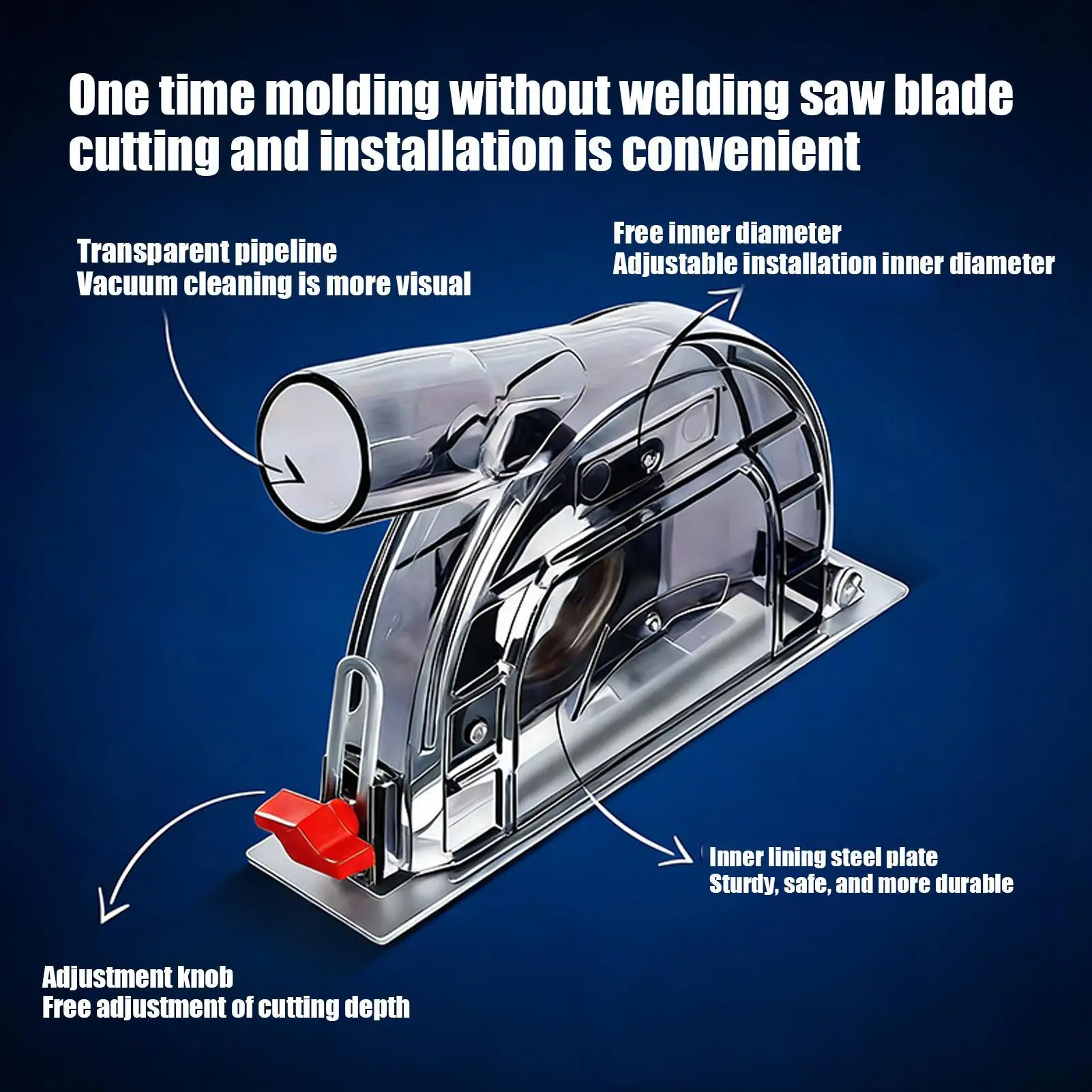

Grinder Dust Shroud Protective Safety Shield Cover Angle Grinder Dust Collector Attachment For Concrete Cement Rock Granite