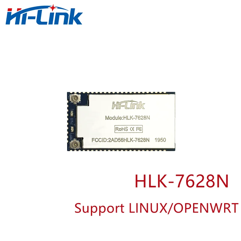 ฟรีเรือ Hi-Link Wifi Router โมดูล MT7628N ชิปเซ็ต HLK-7628N Openwrt 2 เสาอากาศ 2.4G CE/FCC/ROHS cetificate