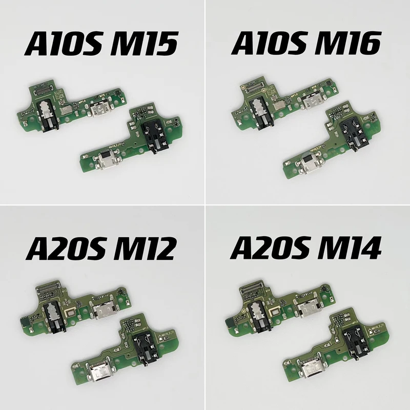 USB Charging Port Connector Flex Cable Parts For Samsung Galaxy A10S A107 A107F A20s A207 A207F M12 M14 M15 M16 Charger Board