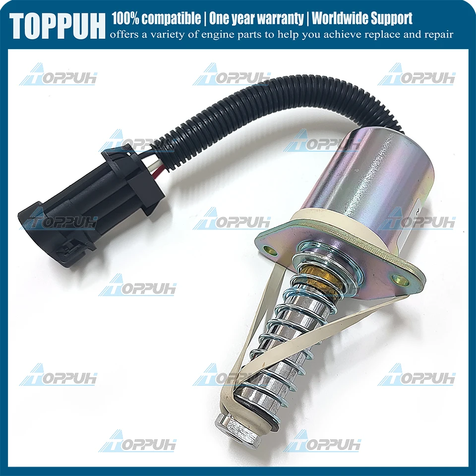 Solenoide de bloqueo de tracción, 12V, 6681512, se adapta a Bobcat 753, S175, S250, S530, 7136559, 6681512, 6667992