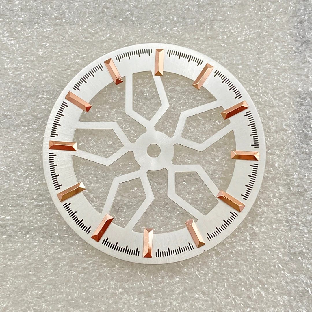 31.8 مللي متر عجلة مجوفة العظام الطلب دون مضيئة حرفيا مناسبة ل NH70 حركة تعديل ساعة اكسسوارات لتقوم بها بنفسك إصلاح #6