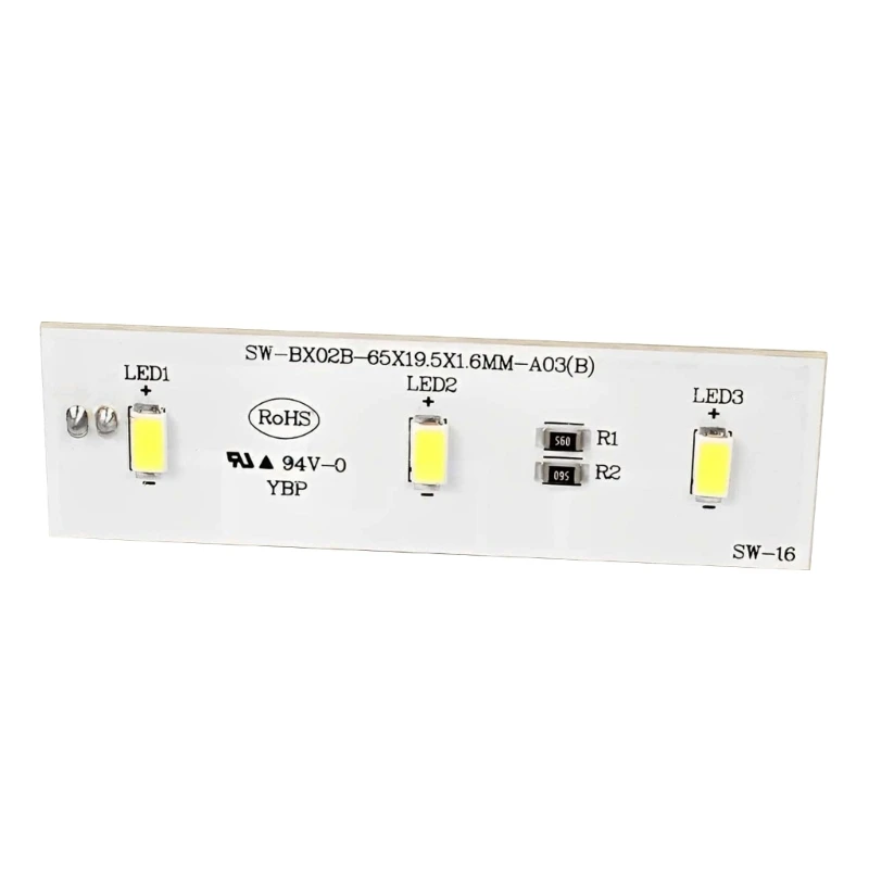 Panneau lumineux LED pour réfrigération SWBX02B, Module bande lumineuse pour réfrigérateur YBP007661 ZBE2350HCA, livraison