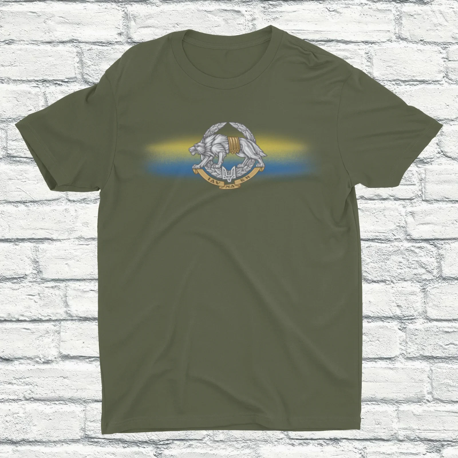 

Ukraine Special Operations Army Style T Shirt Men's 100% Cotton Casual T-shirts Loose Top Size S-3XL