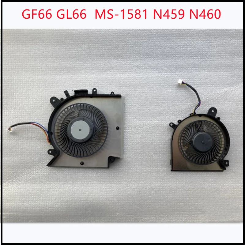 

New Laptop CPU Cooling Fan Cooler For MSI GF66 GL66 MS-1581 N459 N460