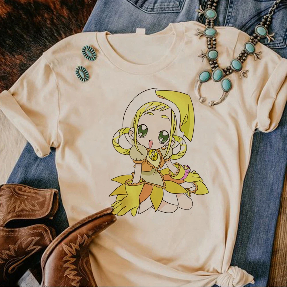 

Ojamajo Doremi tshirt women summer Tee female harajuku comic Japanese clothing