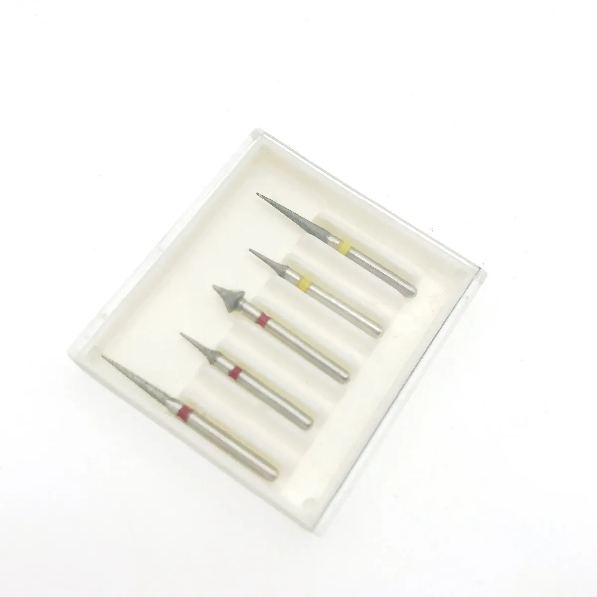 Dental Interproximal Enamel High Speed Diamond Burs Tooth Drill Set 5pcs/kit