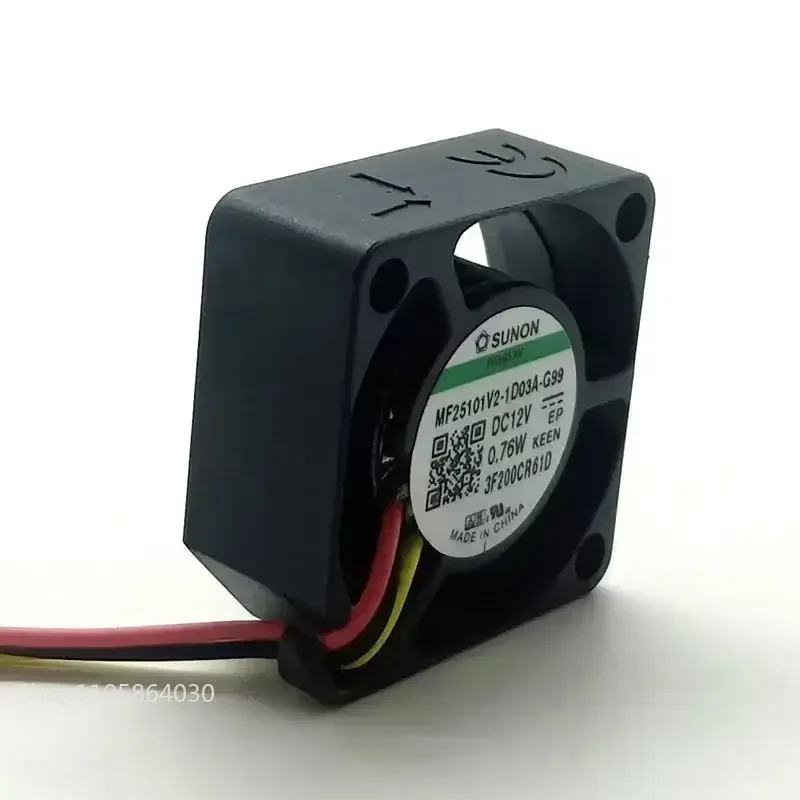 LY MF25101V2-1D03A-G99 25mm Mini Micro Cooling Fan DC 12v for Sunon 25X25X10mm