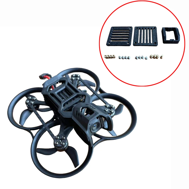 1Set For DJI O4 Air Unit Lite Image Transmission Mount Bracket Protector Camera Holder Modified to O4 Pro for BetaFPV Pavo20 Pro