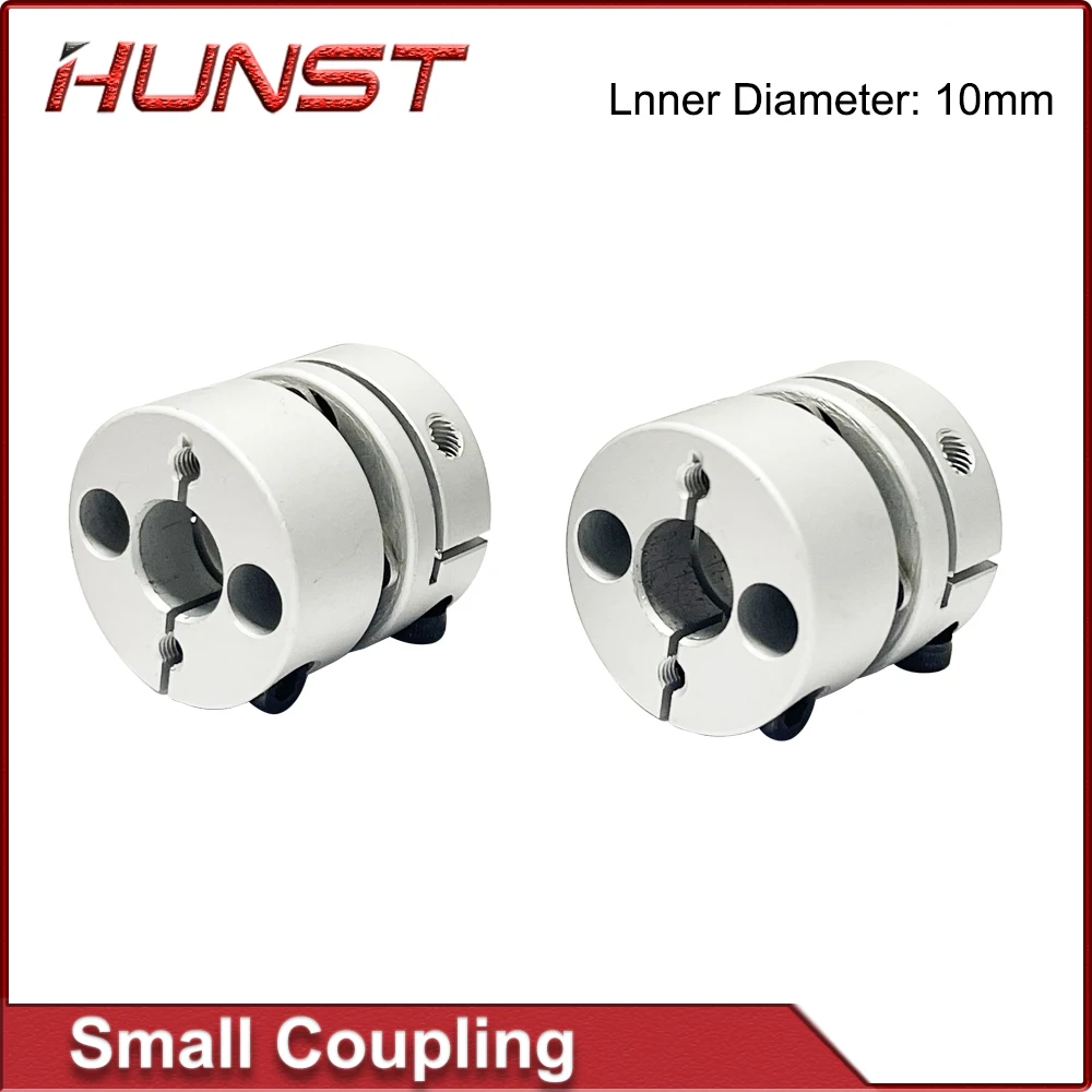 HUNST Single Diaphragm Shaft Coupling Disc Type Electric Coupler Aperture 10mm Diameter 26x26mm Suitable For Screw Stepper Motor