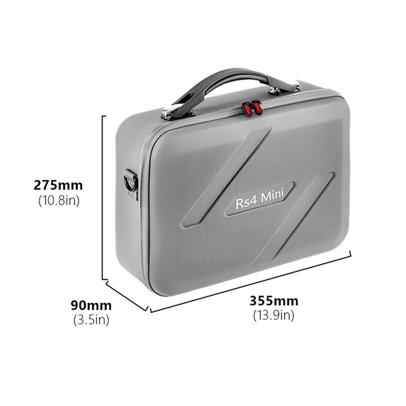 AAAEL - Futerał podróżny na stabilizator ręczny DJI Ronin 4 Mini, przenośna torba na ramię, torba do przenoszenia, futerał do przechowywania RS4 Mini