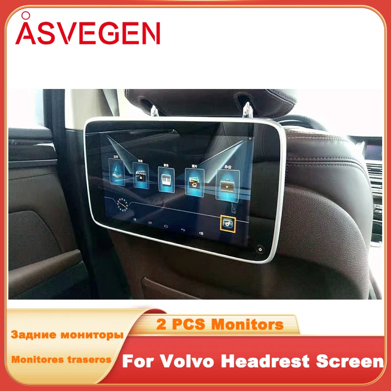 11.6 Inch For Vlovo Car Headrest Rear Monitor HDMI 4K Video Player 1920*1080 Android 9.0 WIFI Bluetooth USB Tablet 2 Screens