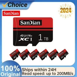 Sandian 2TB Memory Card 128GB For Nintendo Switch 1TB V30 4K Micro TF Sd Card 256GB 512GB Cartao De Memoria 1TB For Nintendo