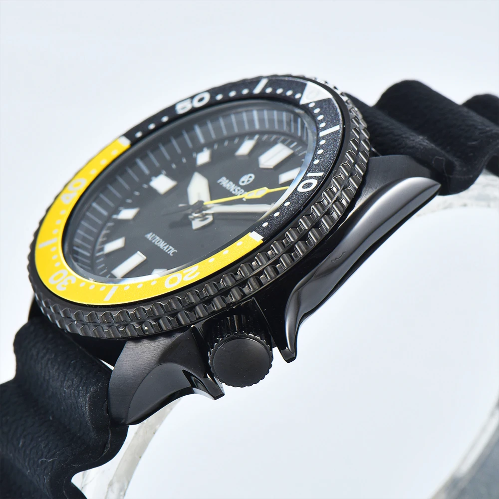 PARNSRPE Series Men\'s Watch NH35 Movement Super Bright Large Luminous Dial With Date Indicator Sports Automatic Mechanica