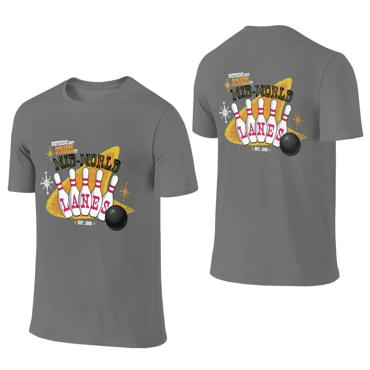 Nothing But Strikes Breathable Reversible T-shirt Casual Girlish Feeling Anti-Pilling Tees