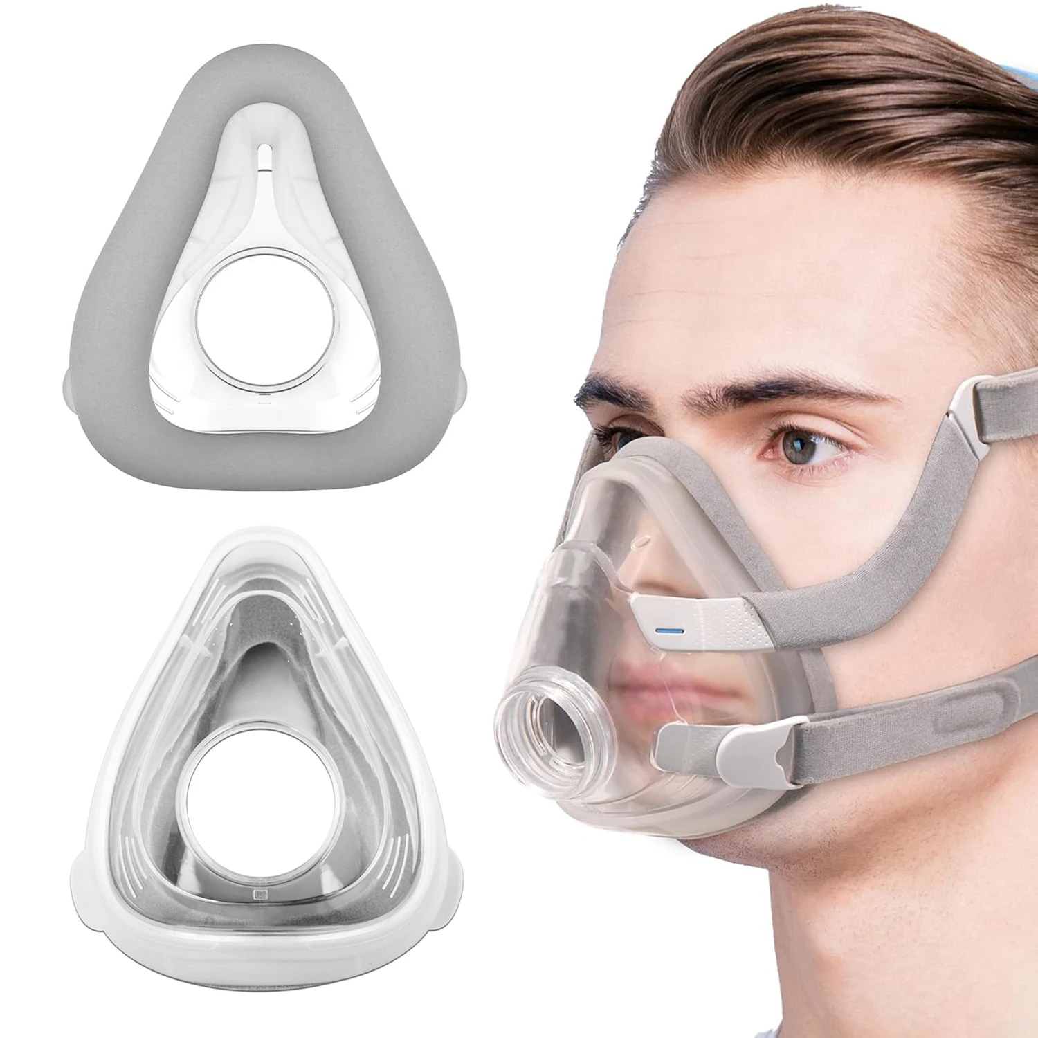 

2/1pcs AirFit F20 Breathing Mask Memory Foam Silicone Pad, Suitable for F20 Style Mask, Comfortable and Closely Fitting, Durable