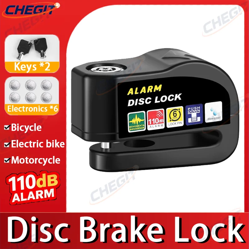 

Аксессуары для мотоциклов, сигнализация, защита, навесной замок, диск, алюминиевый противоугонный напоминание, веревочный замок, мотоциклетный велосипедный замок