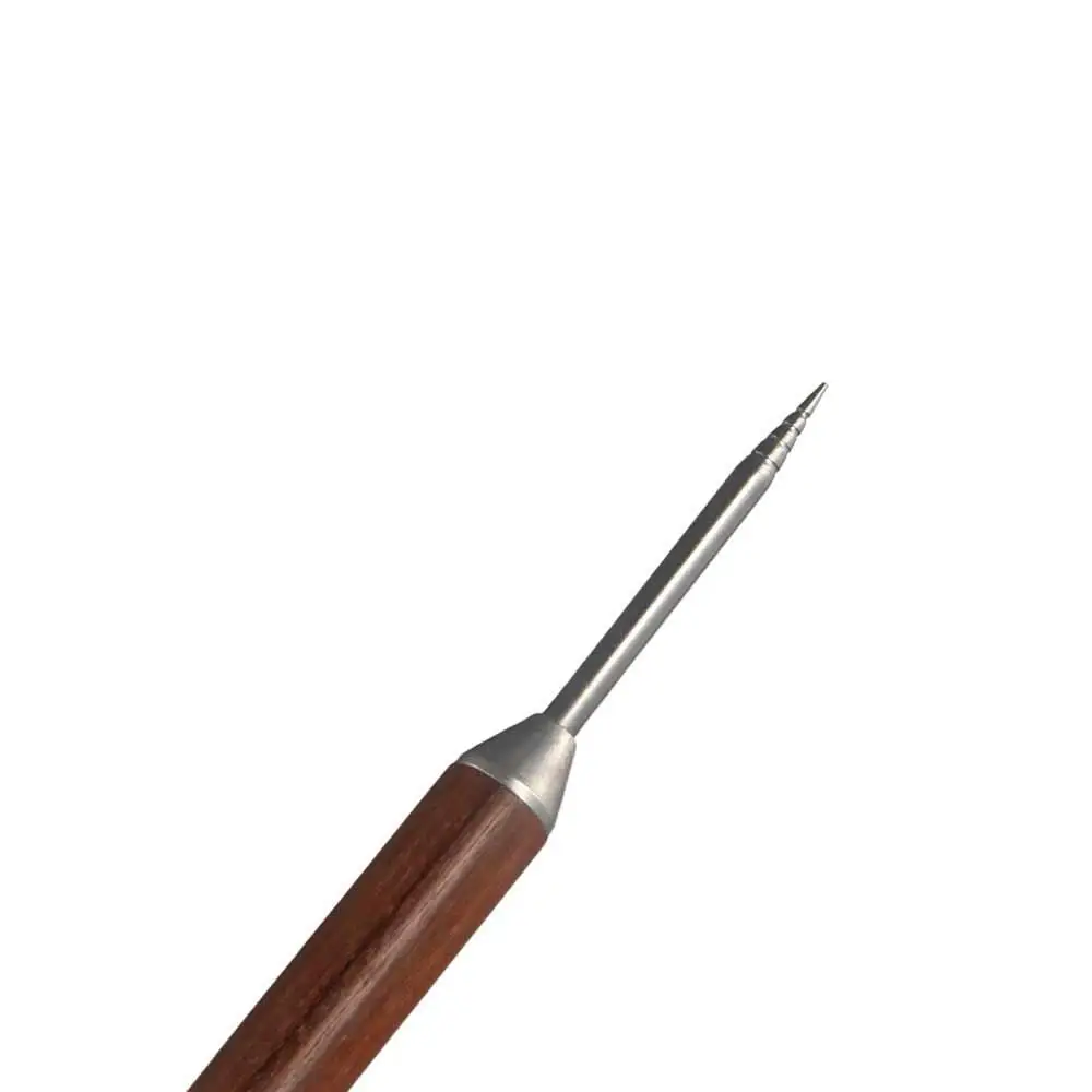Stainless Steel Coffee Art Needles with Box with Wood Handle Coffee Latte Art Pen Rustproof Double Ended Design