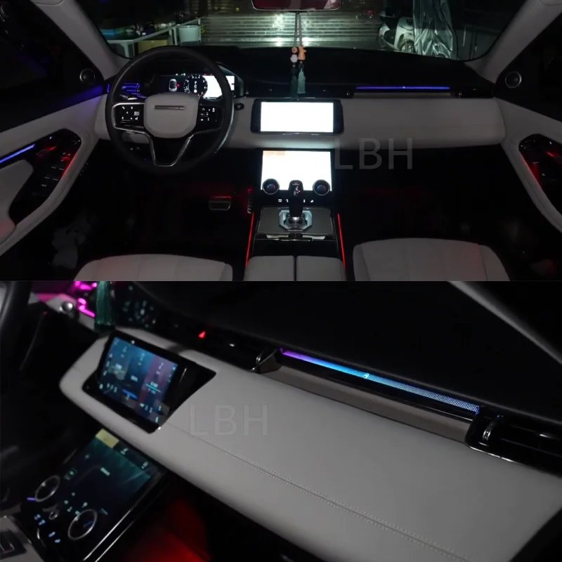 SAAR Compatible with 2020-2023 Land Rover Evoque L551 Dot Matrix Style Ambient LED Colorful Atmosphere Light