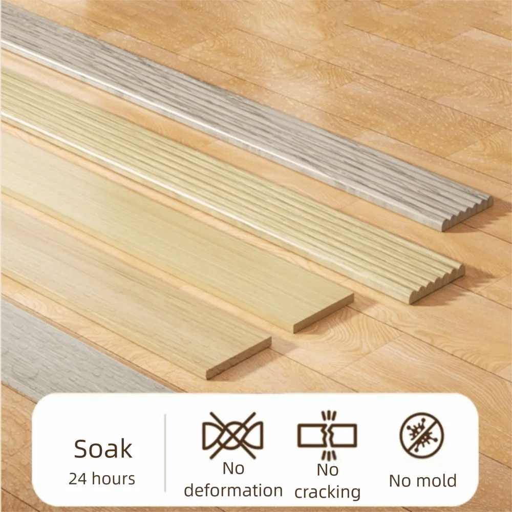 High Quality Thickened Wall Baseboard Anti-collision Self Adhesive Molding Trim 3D Soft Decoration Strips Bedroom