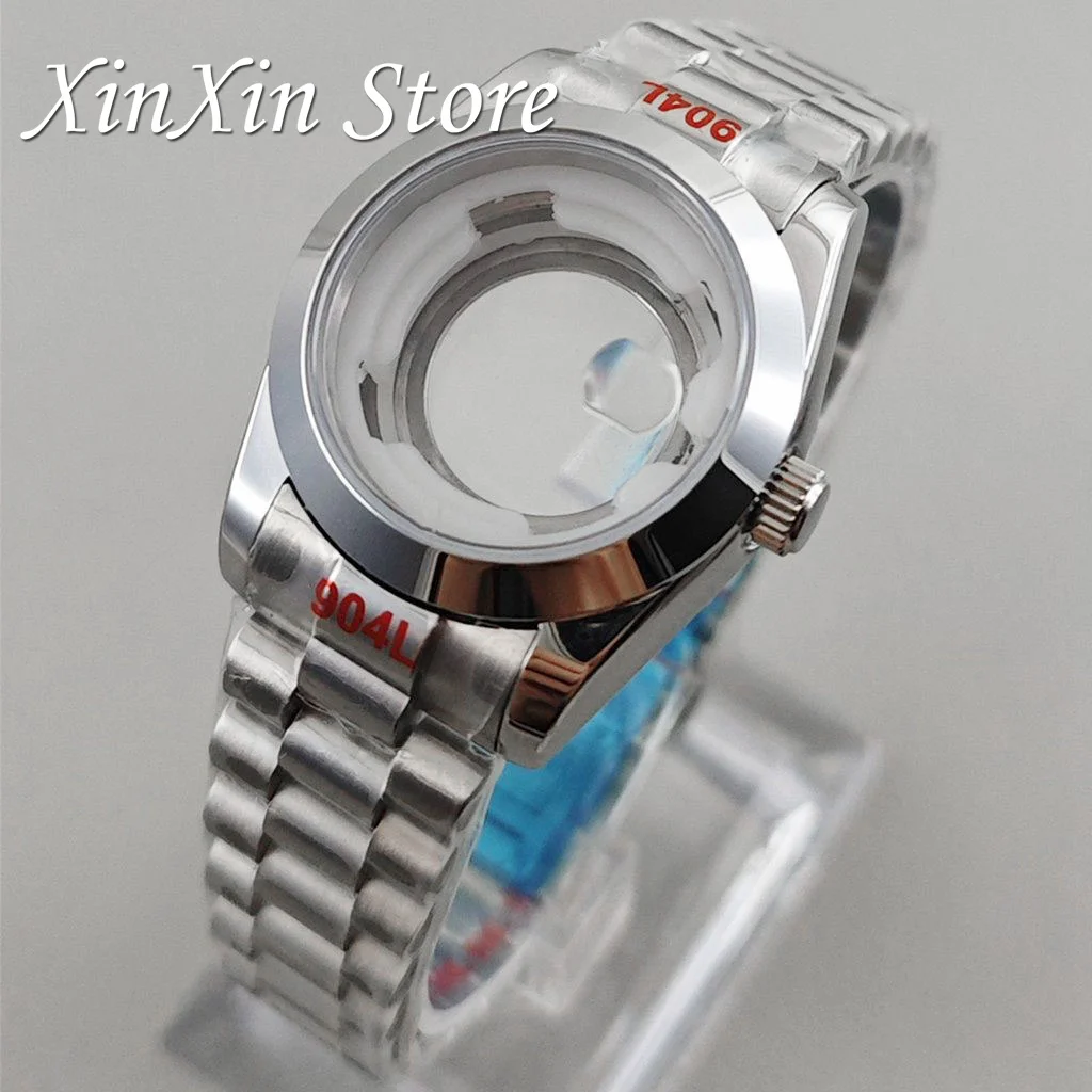 

31mm Watch Case For Girl Woman High quality Datejust Watch Accessories For NH05 NH06 Movement 24.5mm Dial Presidential Bracelet