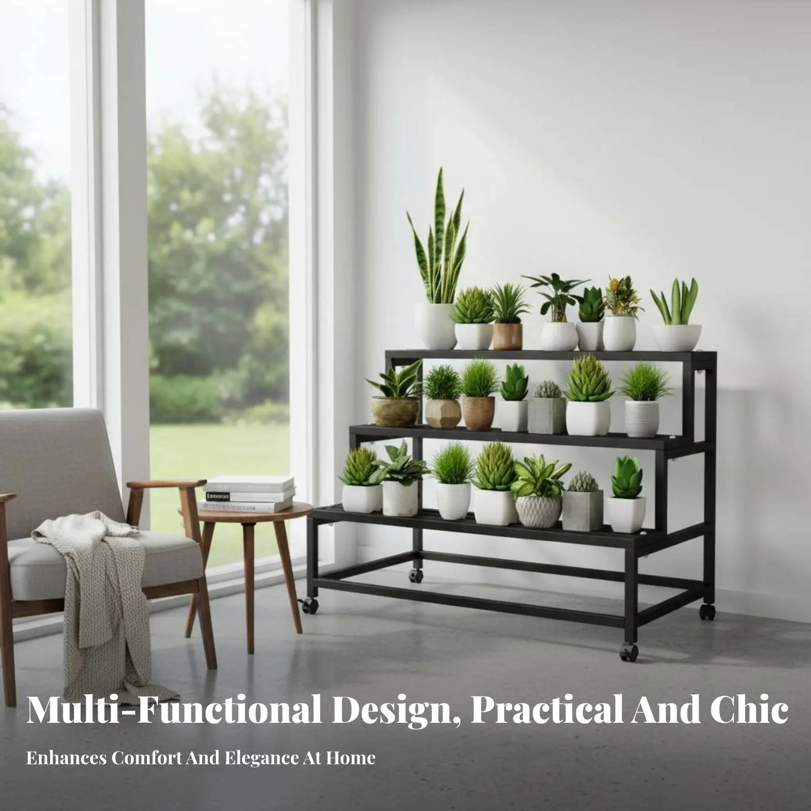 3-tier-stand-with-hanging-bar-space-saving-tiered-plant-shelf-with-hanging-bar-multipurpose-easy-assembly-for-gardeners-office