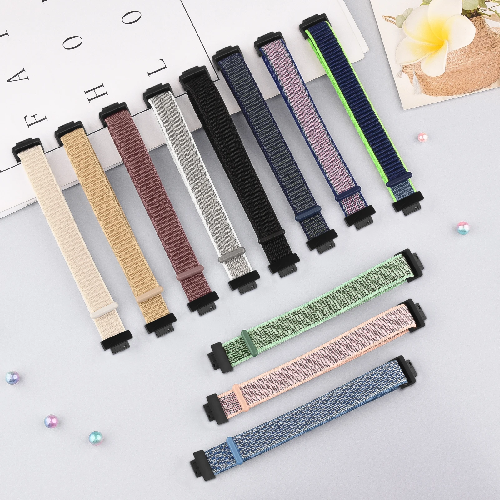 حزام ساعة من النايلون لساعة Fitbit Inspire 3 Band لملحقات استبدال سوار الساعة الذكية Fitbit Inspire 3