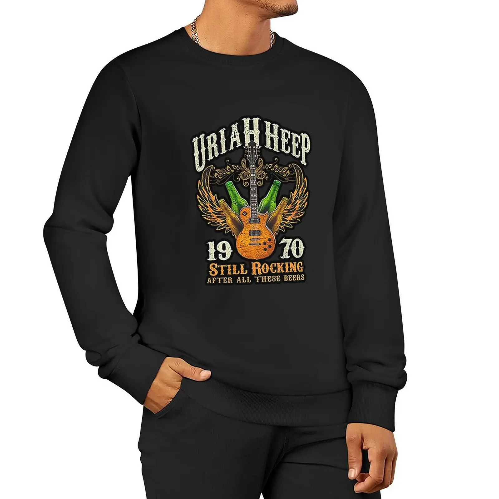 

Demons and Wizards Uriah Rock Band Pullover Hoodie tracksuits autumn clothes sweatshirts men