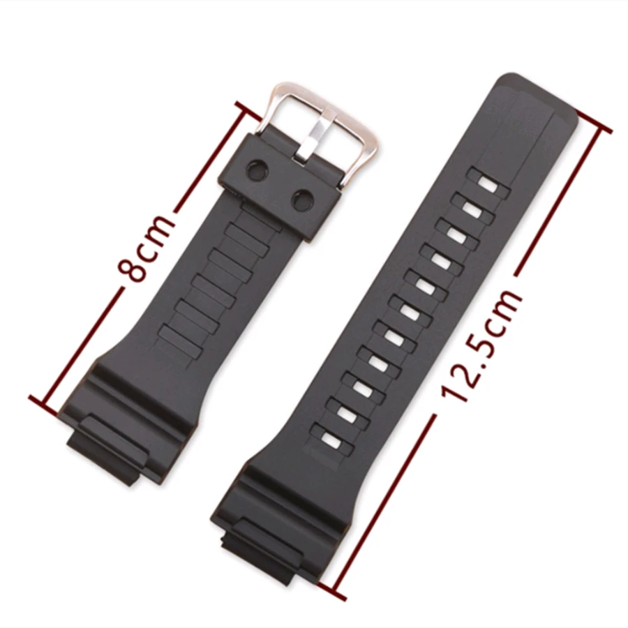 لينة ساعة بحزام مطّاطي ل كاسيو AQ-S810W SGW-300H SGW-400H AE-1200 الرياضة الاكسسوارات ووتش مربط الساعة الأشرطة سوار حزام