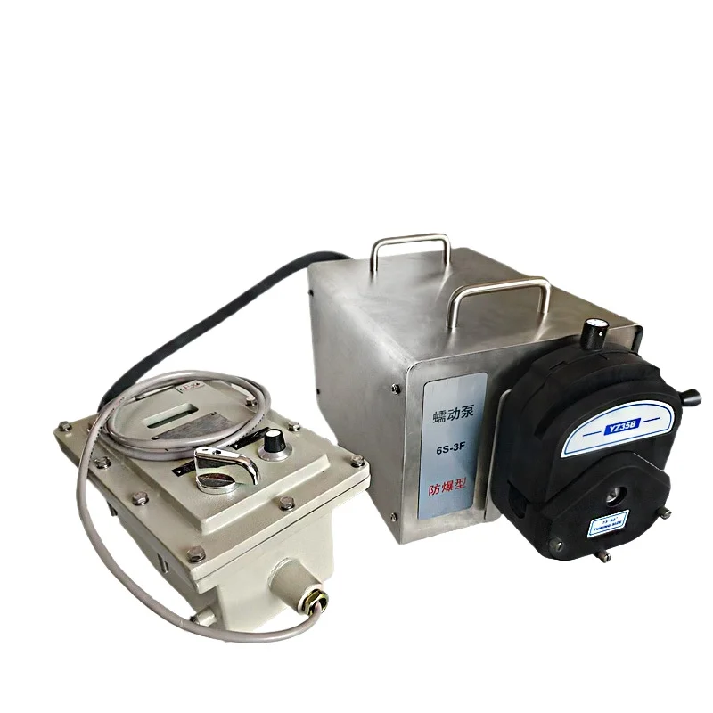 Explosion-proof peristaltic pump Industrial large flow liquid transmission metering, Speed-regulated electric variable frequency