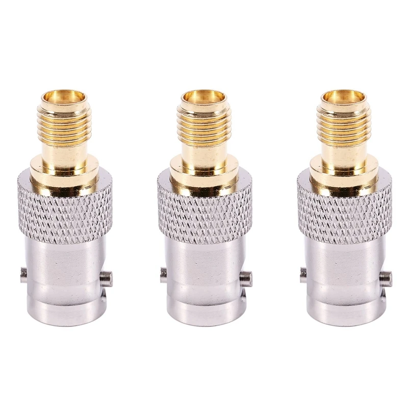 3X F / F RF SMA Female ke BNC Female Adapter antena kabel RFB-1142