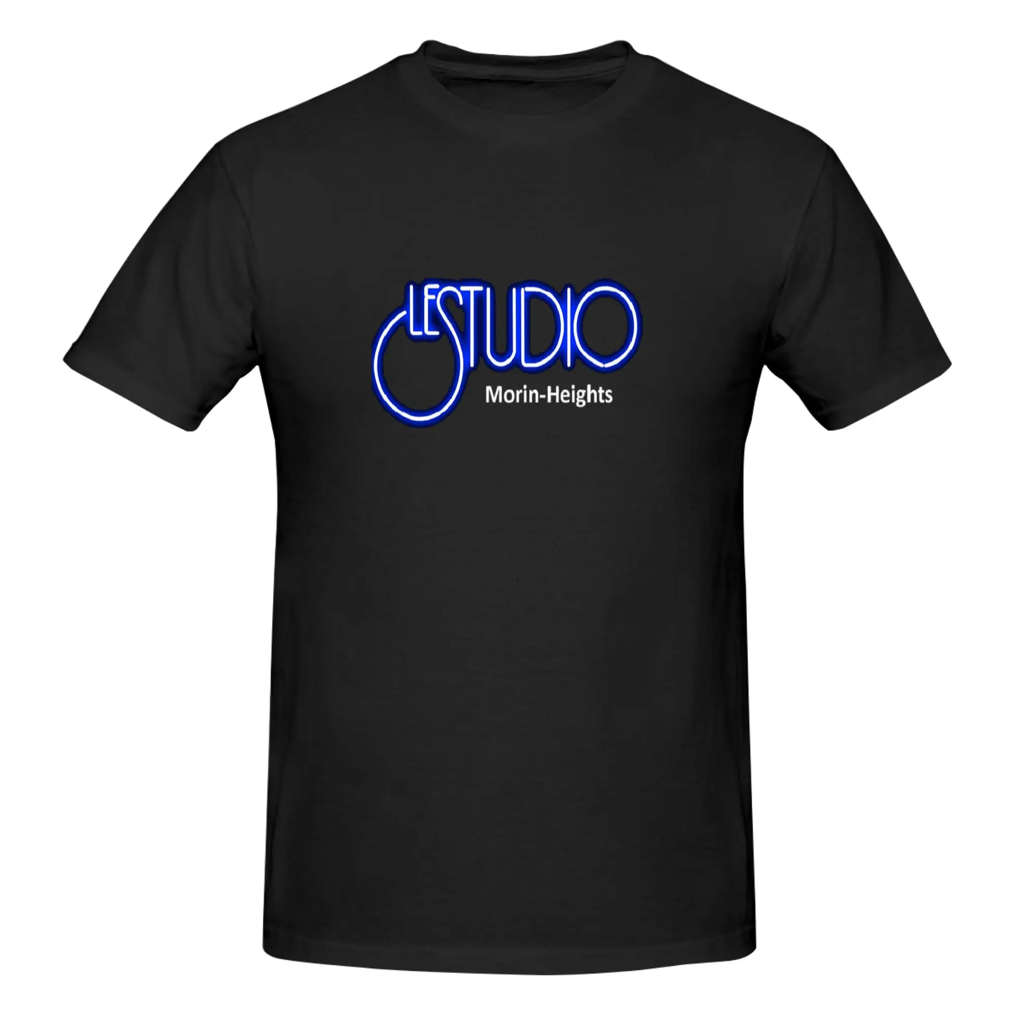Funny Le Studio Morin-Heights White   Blue logo  Men's Printed T-Shirt Unisex T shirtBlouse