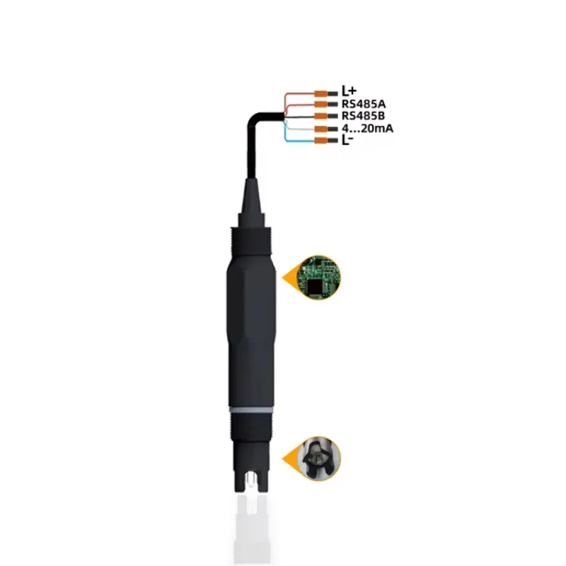 In stock 2026 REMOND Conductivity Salinity Sensor EC Electrode RS485 TDS Sensor Conductivity Probe Seawater IP68 5M Cable 0-60 T