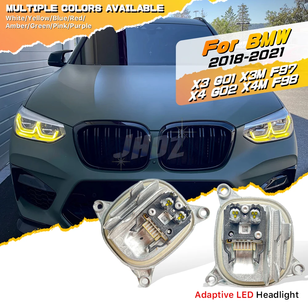 

Yellow LED Angel Eye DRL Module For BMW 18-21 X3 G01 X3M F97 X4 G02 X4M F98 Adaptive Headlight Daytime Running Ligh 63117466107